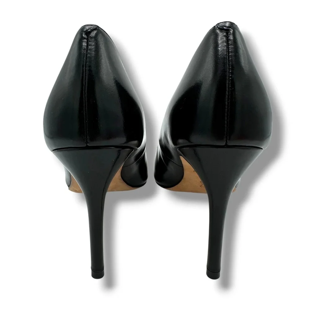 Cole Haan Grand OS Black Leather Pointed Toe Pumps‎ Heels D42112 Womens 6.5 B